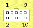 10 pin motherboard serial connector diagram